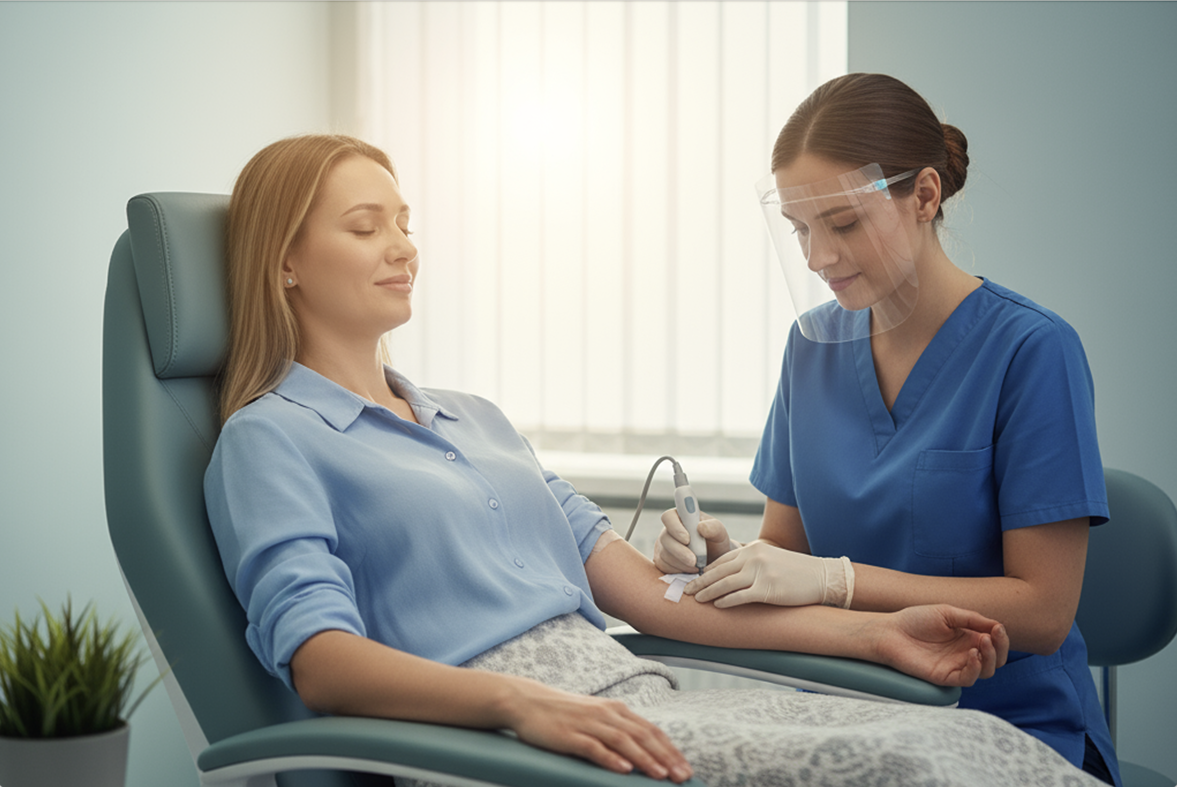 Feeling calmer and more comfortable during medical procedures